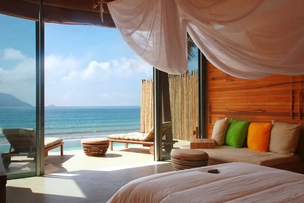 Living room Six Senses Con Dao resort